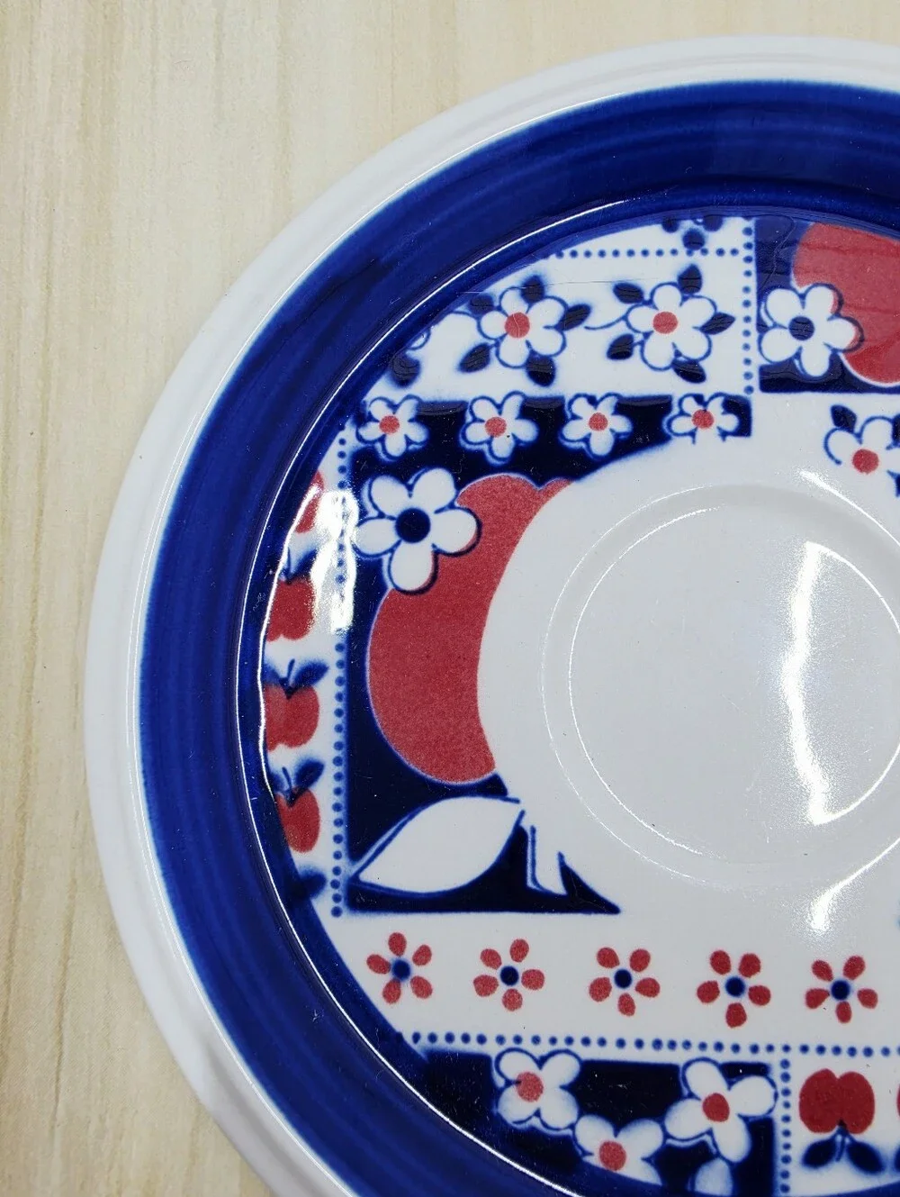 Mikasa Macintosh Pattern Saucer Calico Collection Ceramic Japan